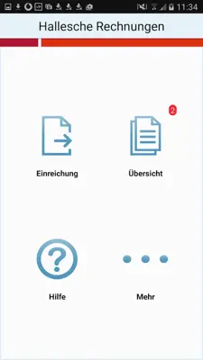 HALLESCHE Rechnungs-App android App screenshot 5